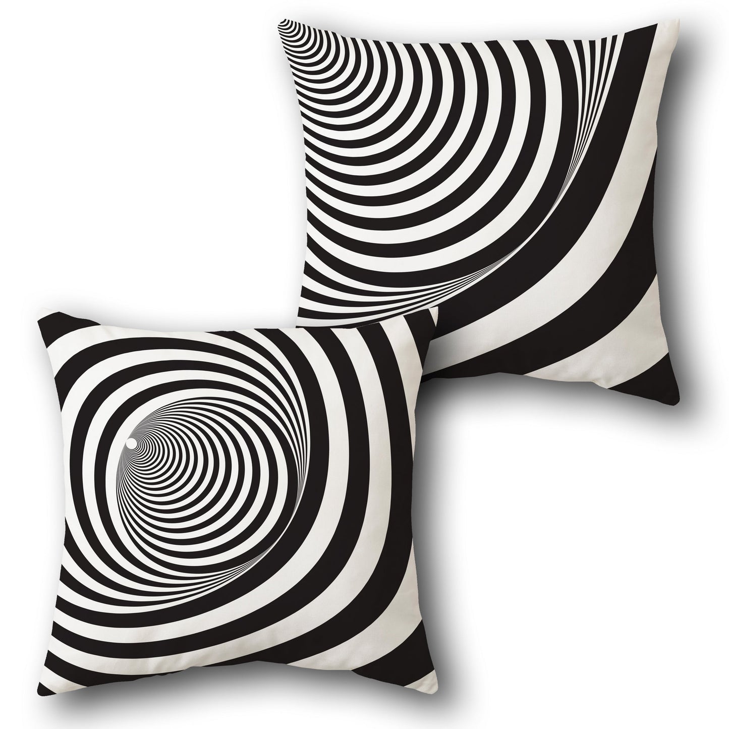 Vortex Spiral Design Single Cushion (Front & Back)