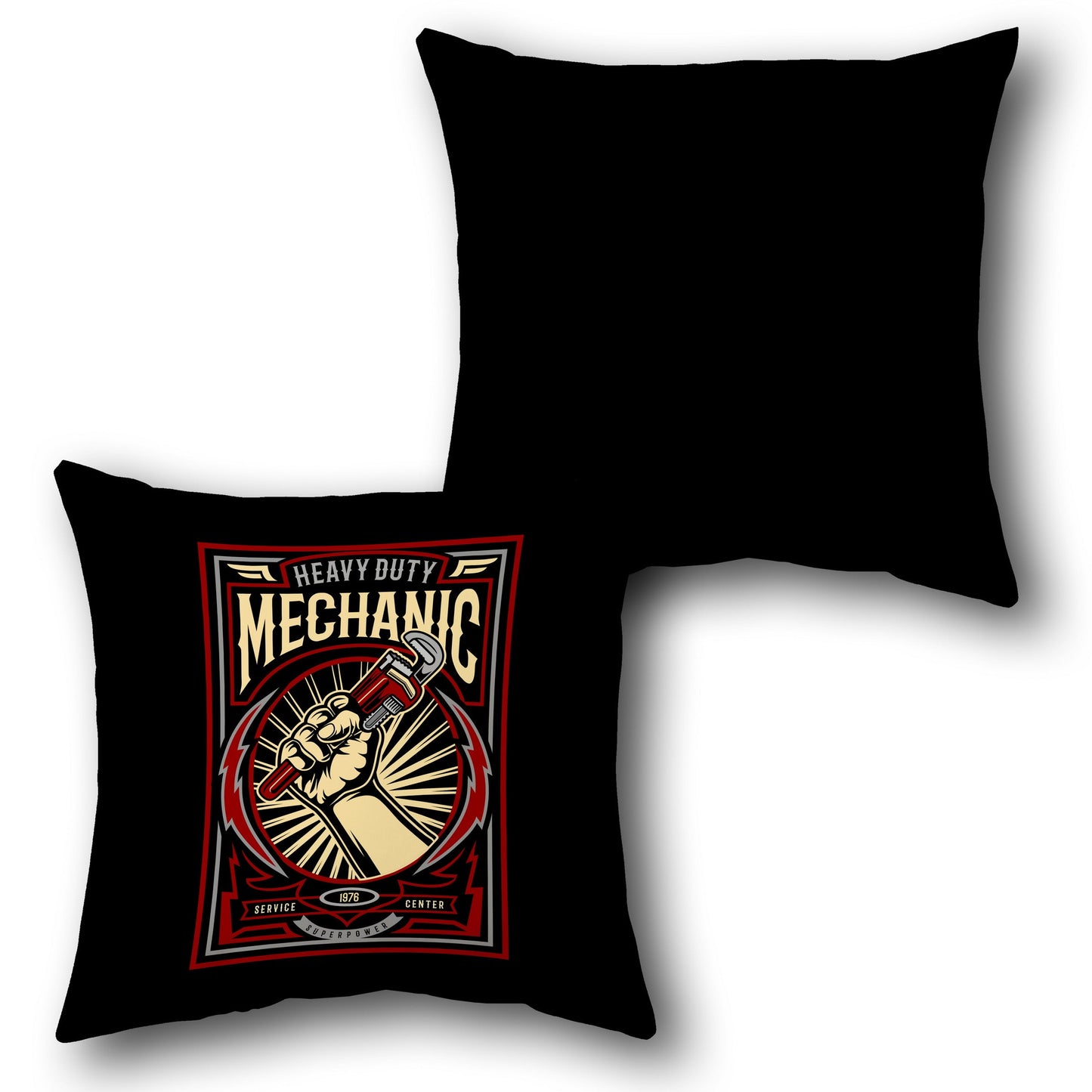 Heavy Duty Mechanic Design Cushion Single (Front & Back)