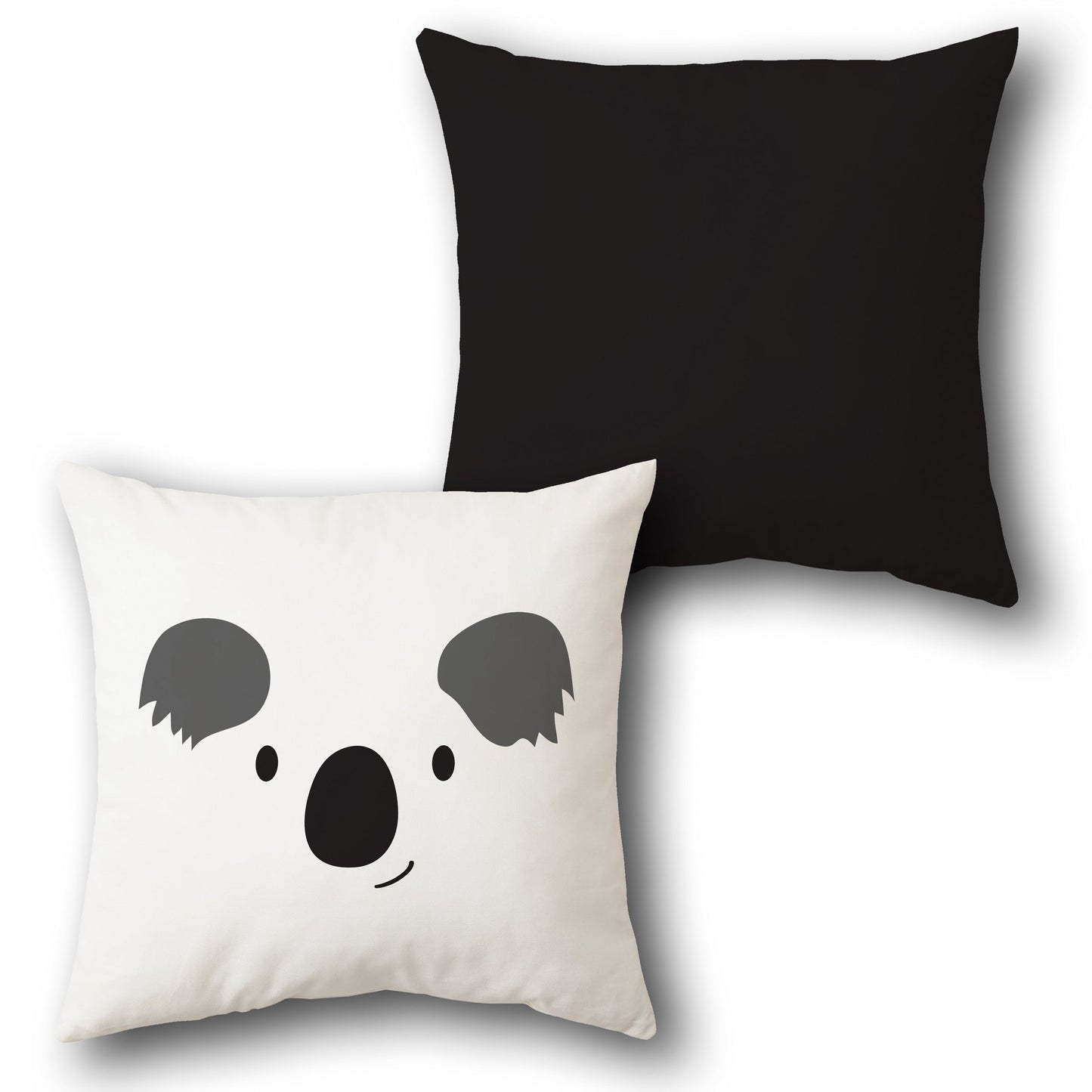 Koala Face Throw Design Cushion Single (Front & Back)