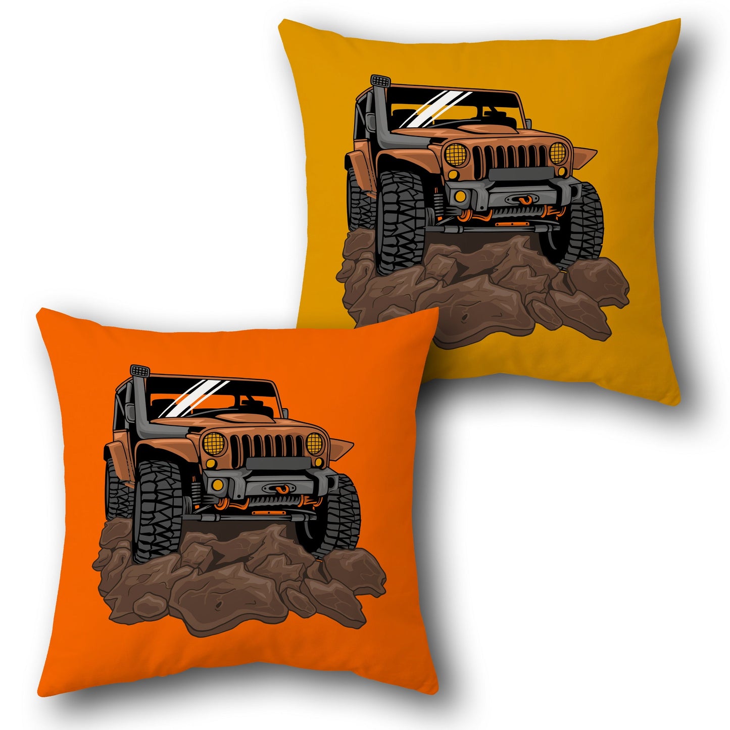 Off-Road Adventure Design Cushion Single (Front & Back)
