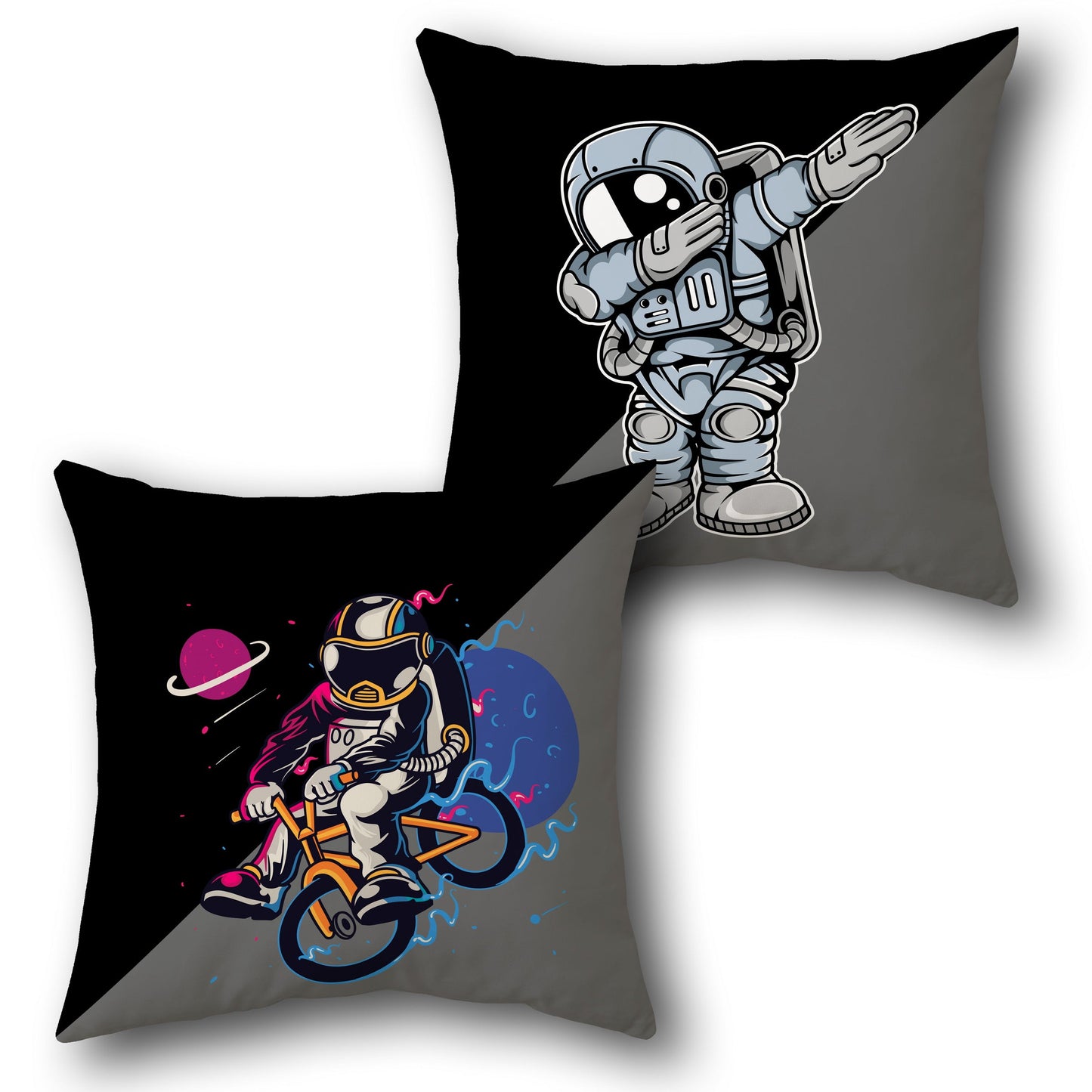 Galactic Moves Astronaut Design Cushion Single (Front & Back)