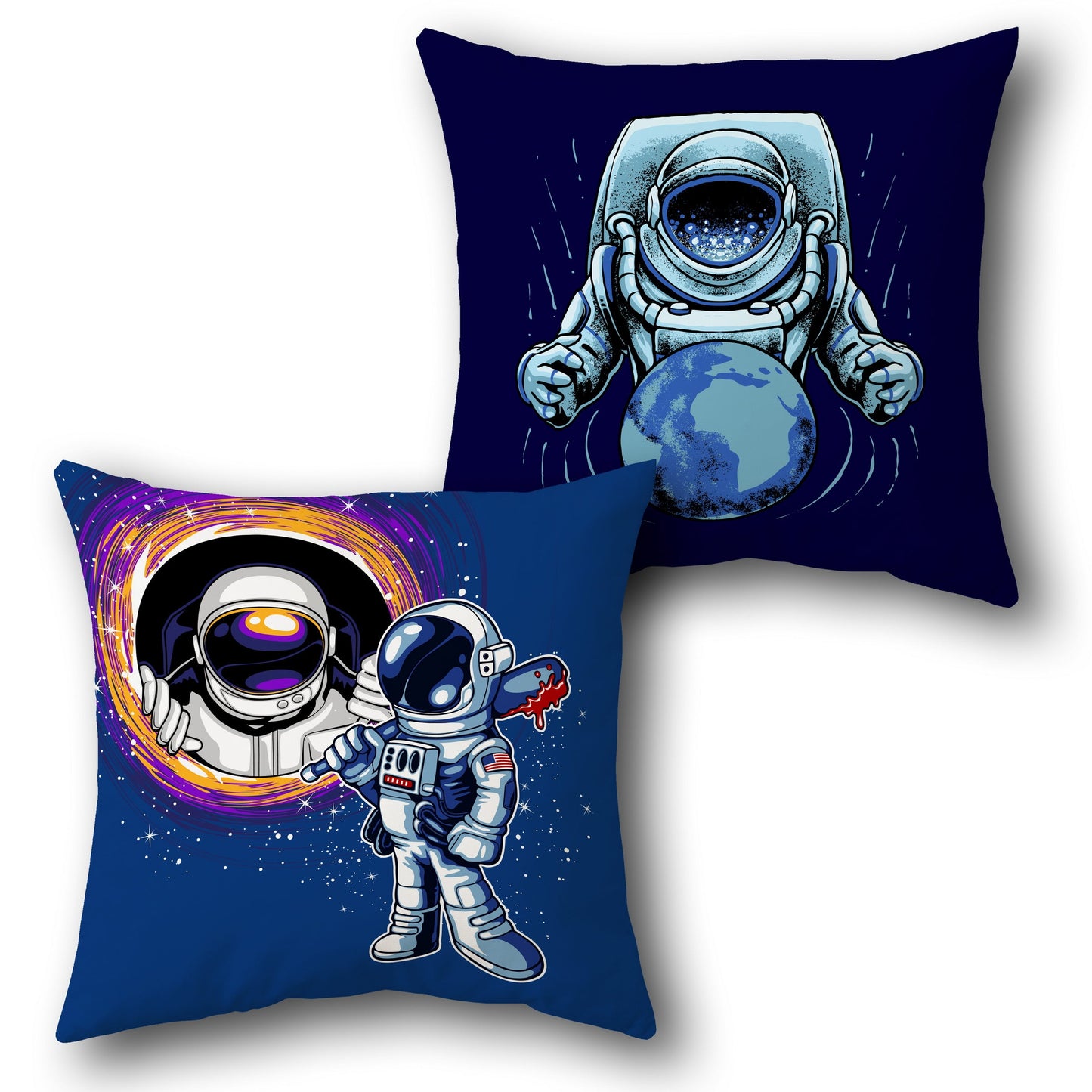 Intergalactic Explorer Design Cushion Single (Front & Back)