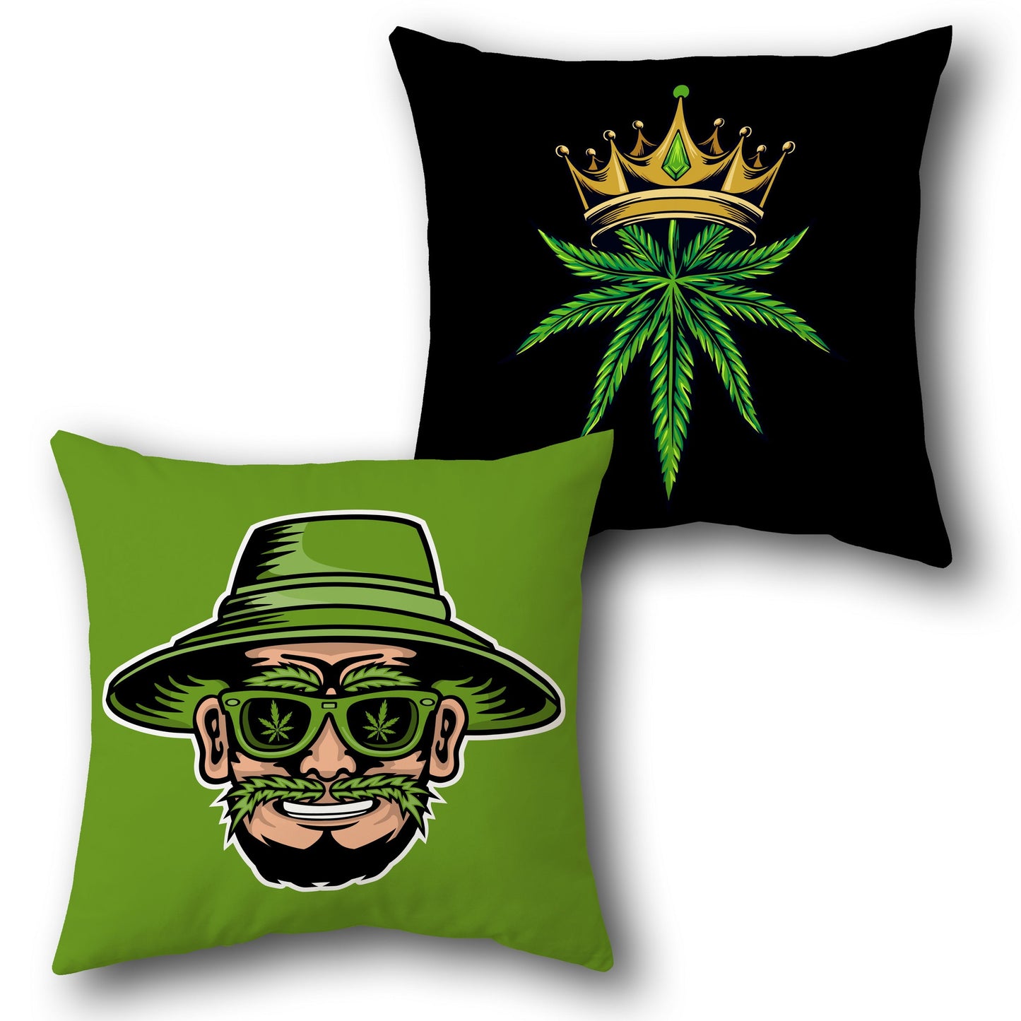 Weed King Throw Design Cushion Single (Front & Back)