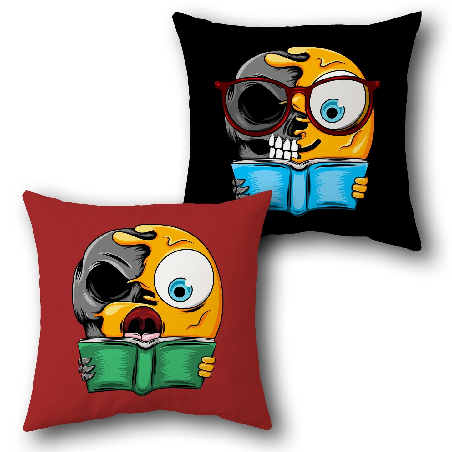 Study Shock Skull – Cushion (Single Piece | Front & Back Design)