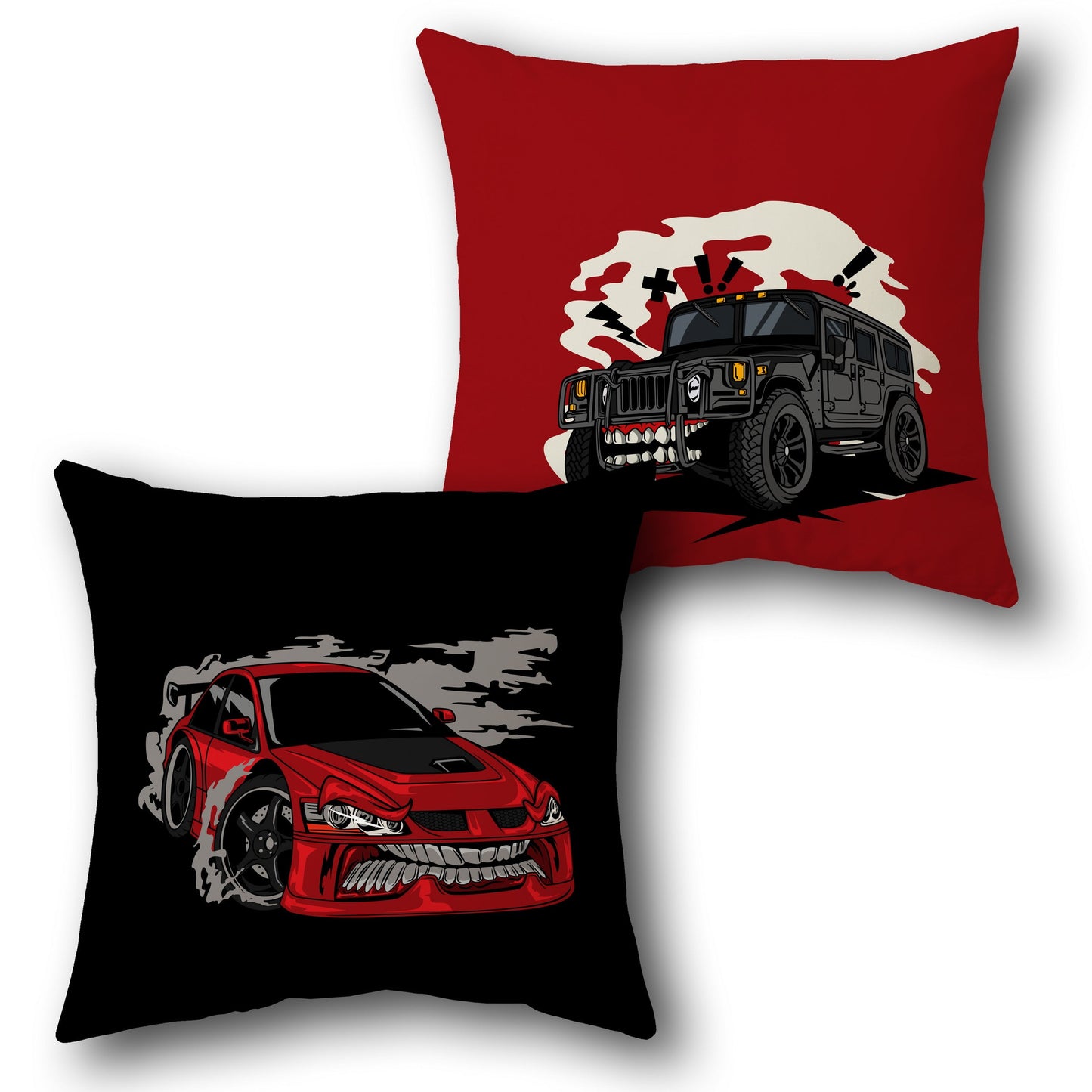 Street Rage & Off-Road Beast Cushion – Single (Front & Back)