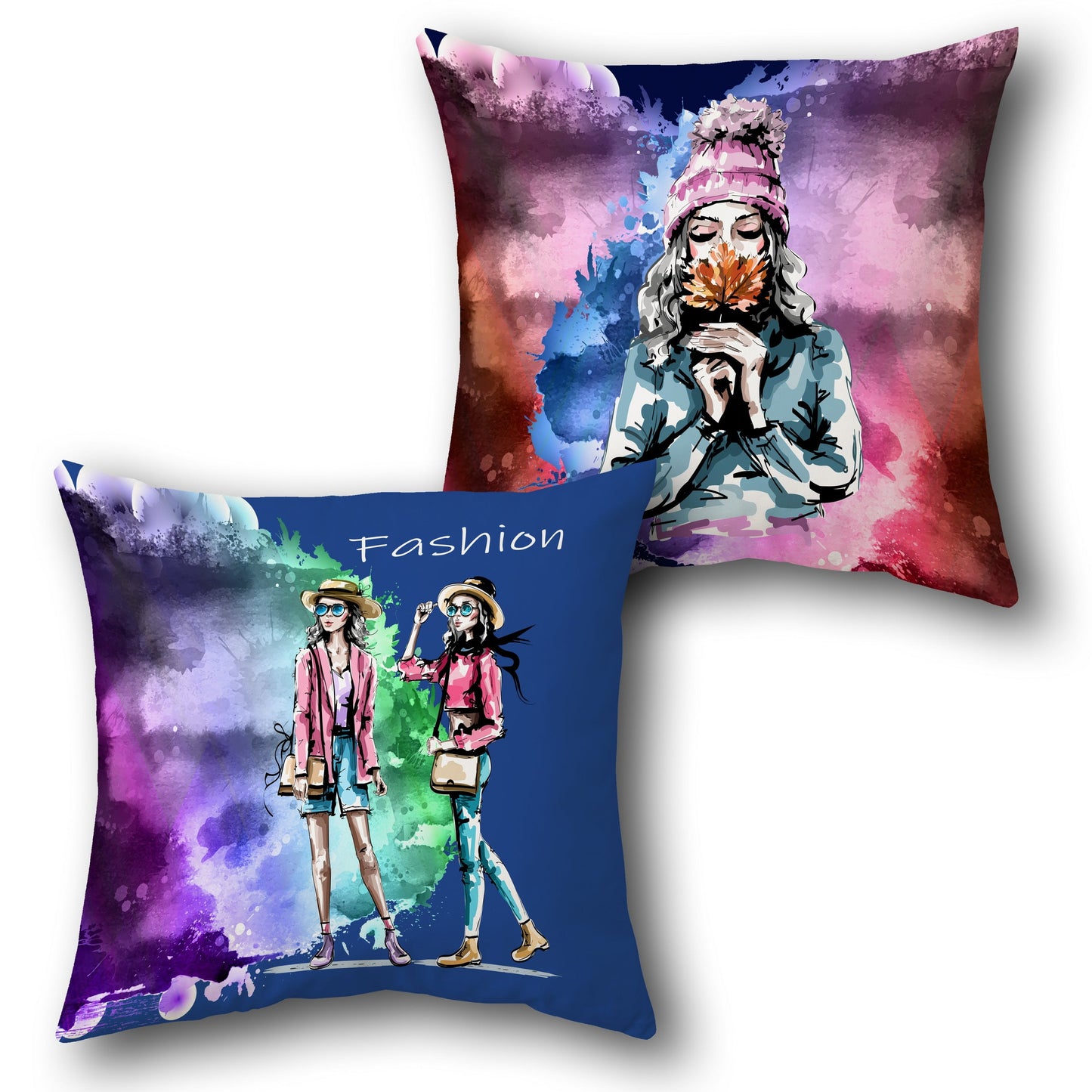 Fashion Duo Cushion (Front & Back)