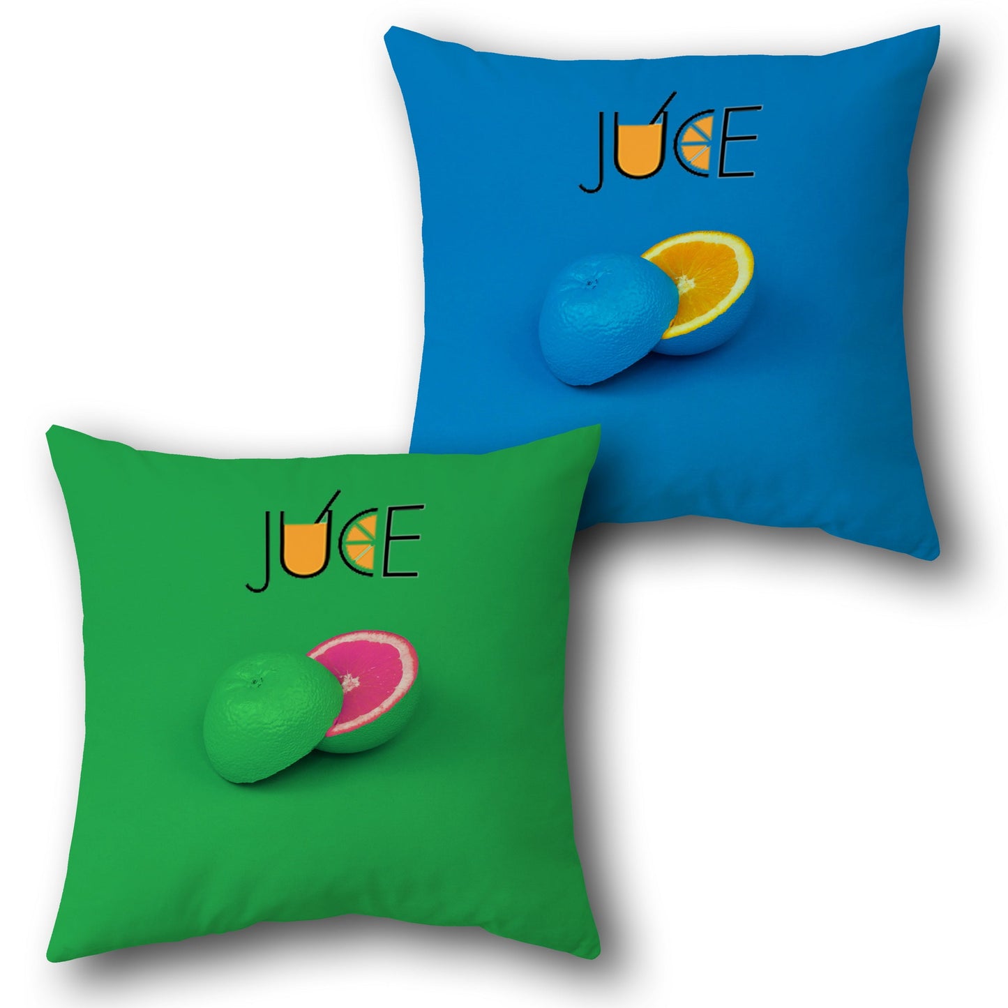 Citrus Splash Design Cushion Single (Front & Back)