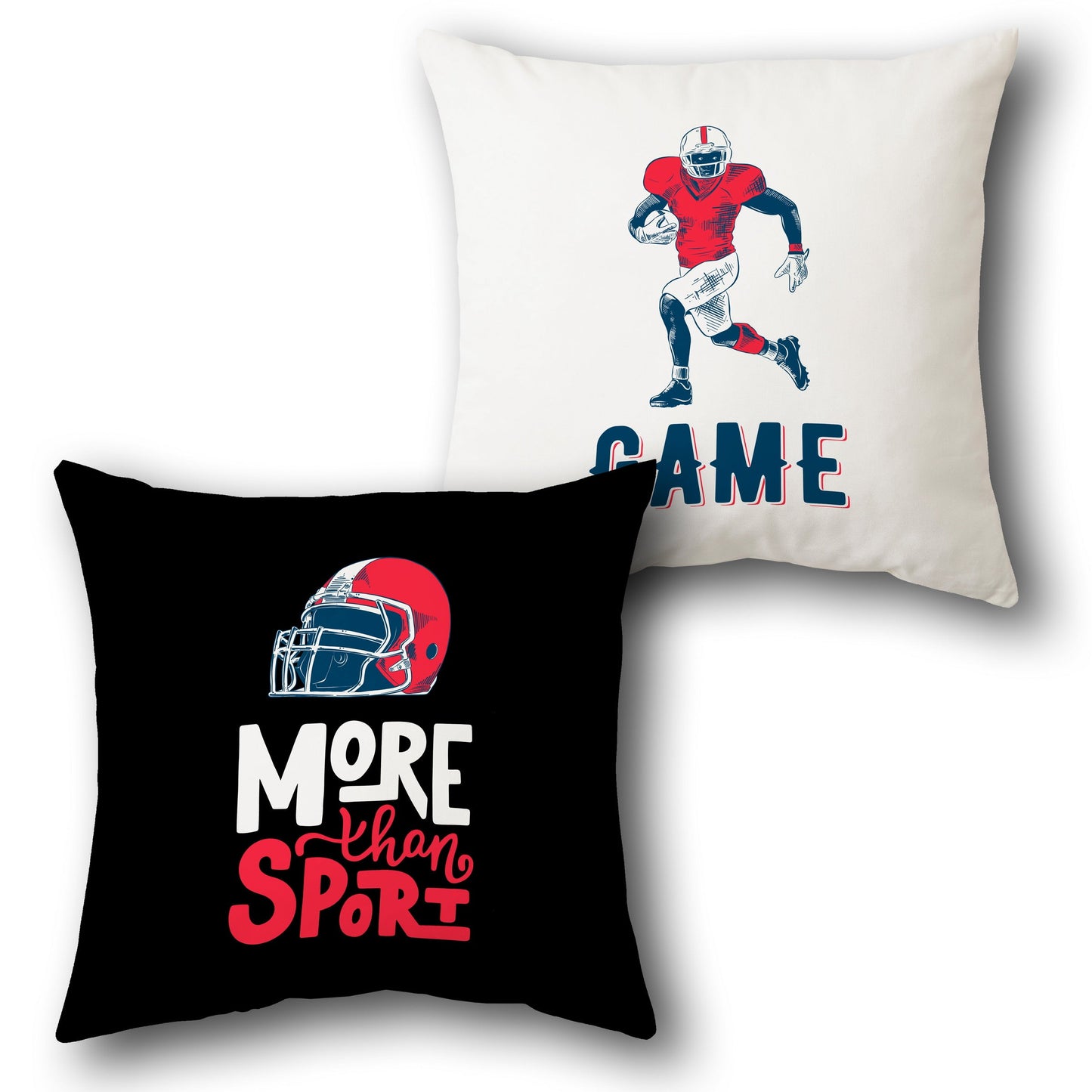 "Football Game Cushion (Front & Back)"