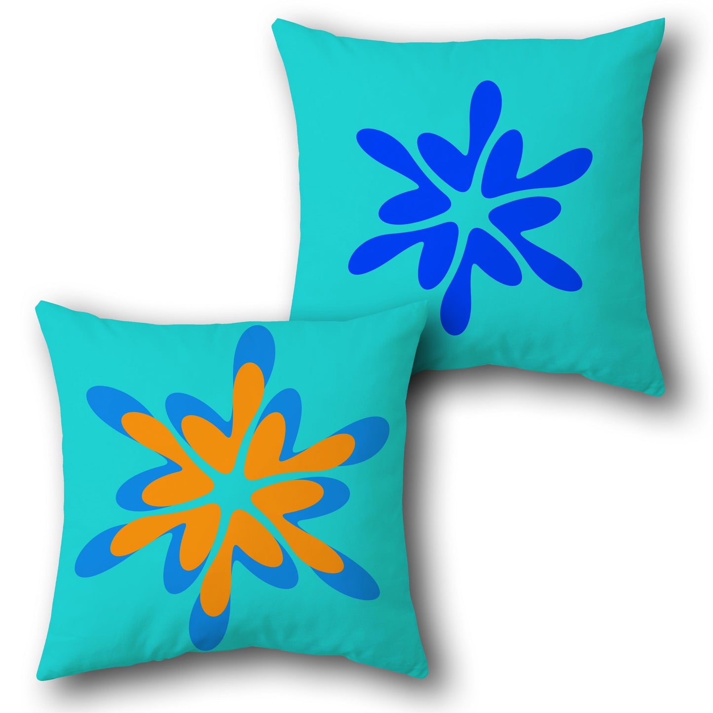 "Classic Motorcycle" Throw - Black Design Cushion Single (Front & Back)