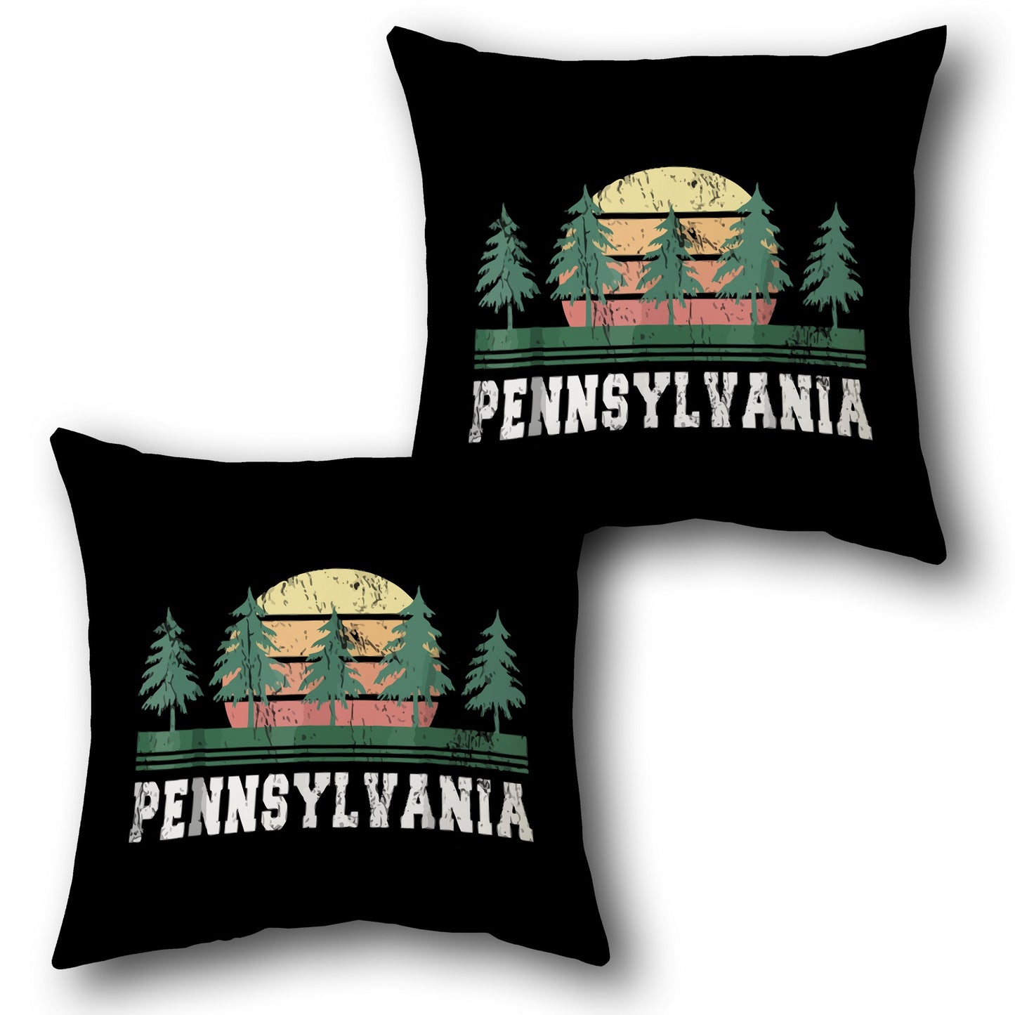 Pennsylvania Sun Design Cushion Single (Front & Back)