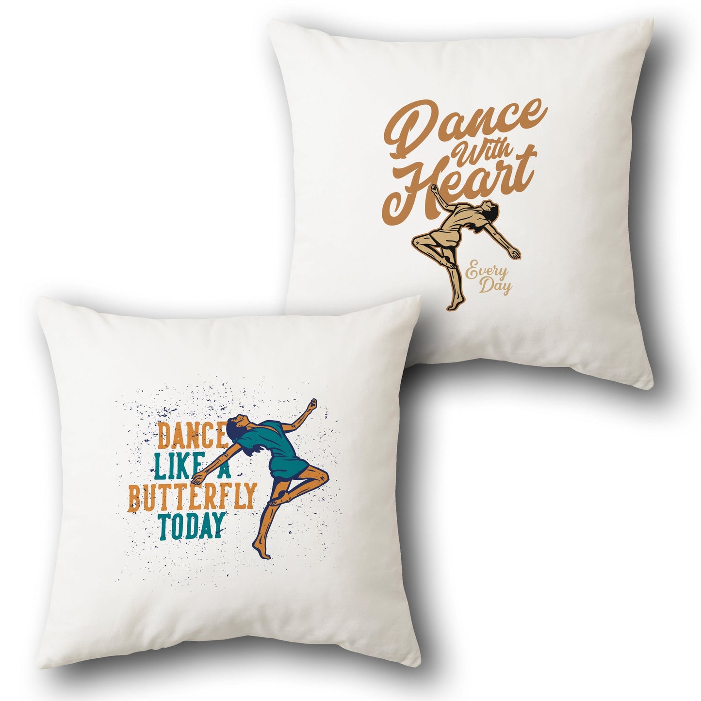 Inspirational Dance Throw Design Cushion Single (Front & Back)