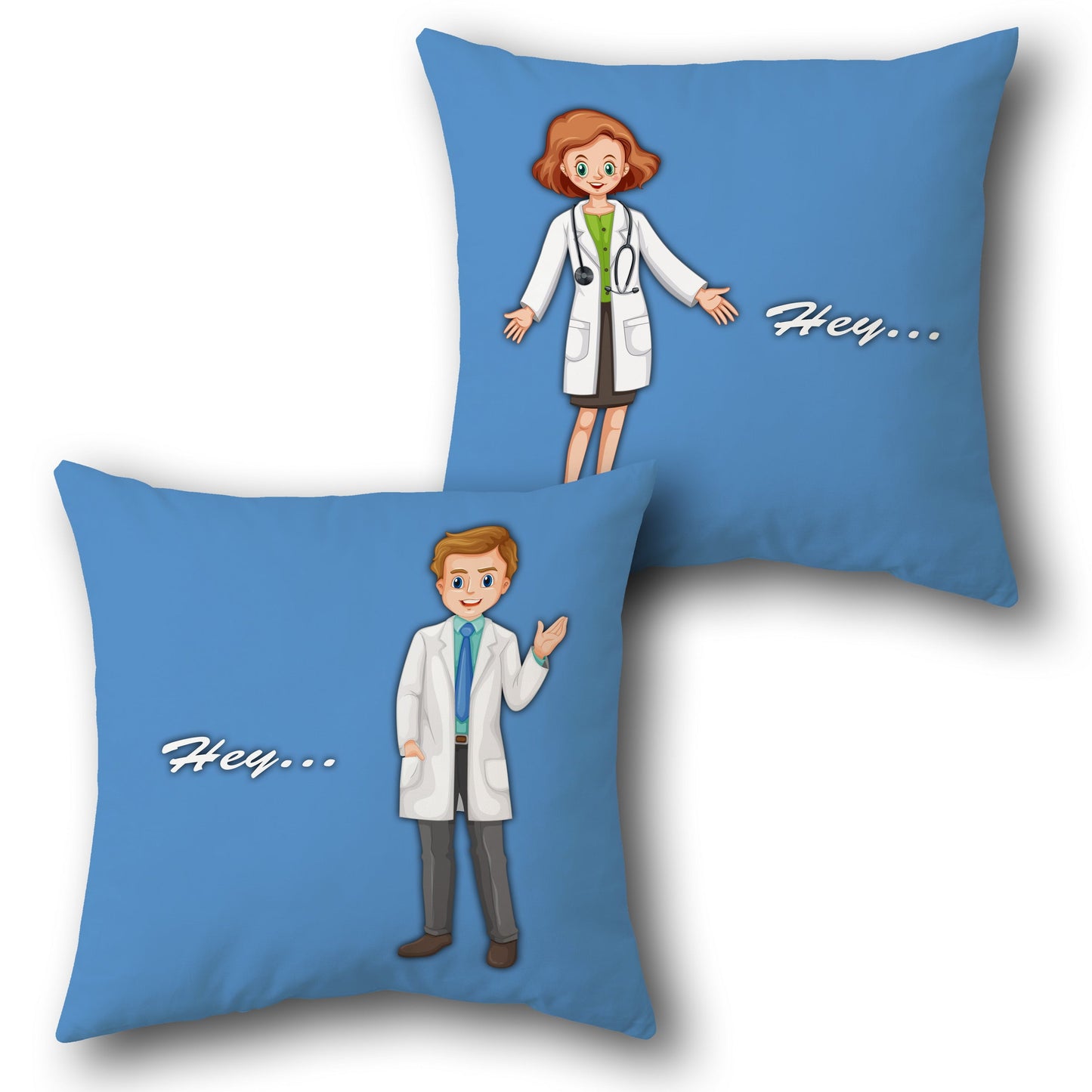 Friendly Doctor Design Cushion Single (Front & Back)