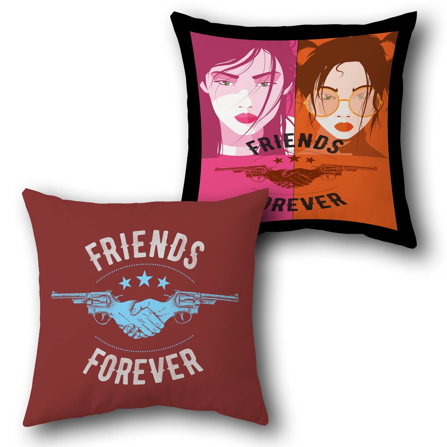 "Friends Forever" Bond Cushion (Single Front & Back)