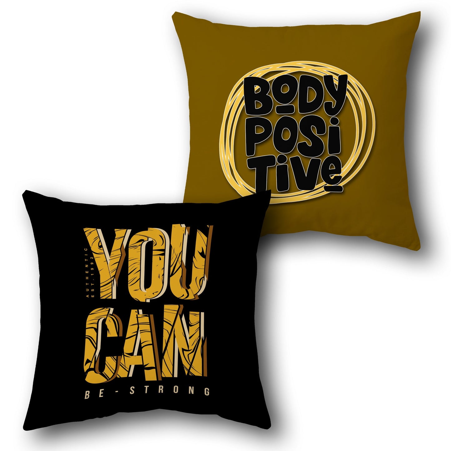 "Body Positive You Can Cushion (Front & Back)"