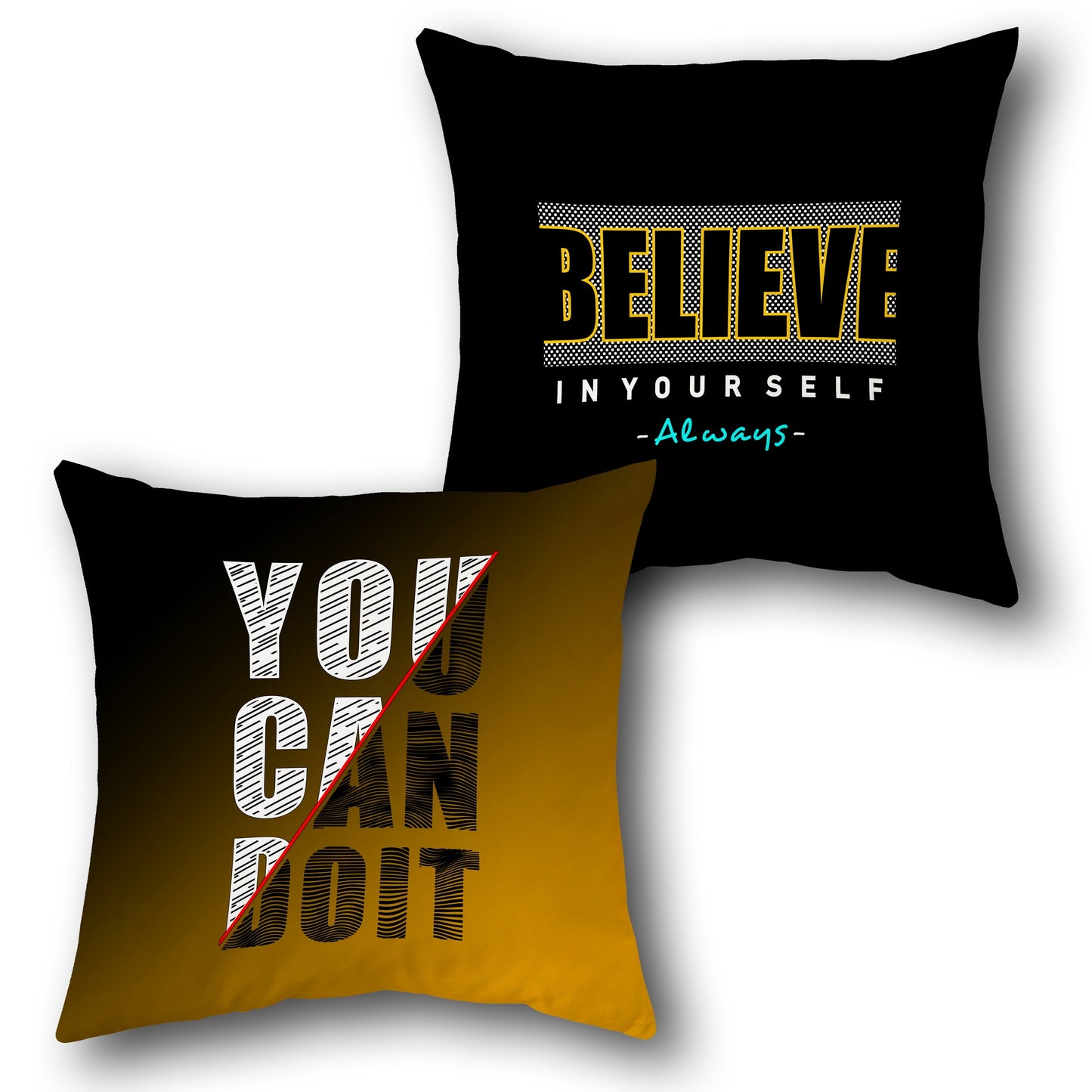 "Believe in Yourself" Cushion (Front & Back)