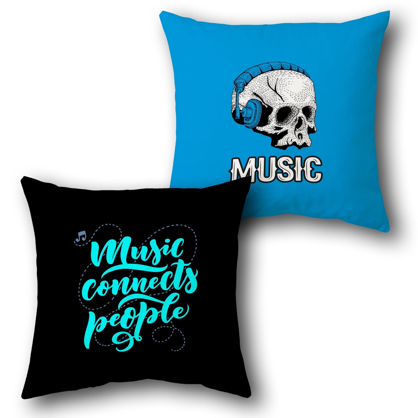 "Music Connects People Cushion (Front & Back)"