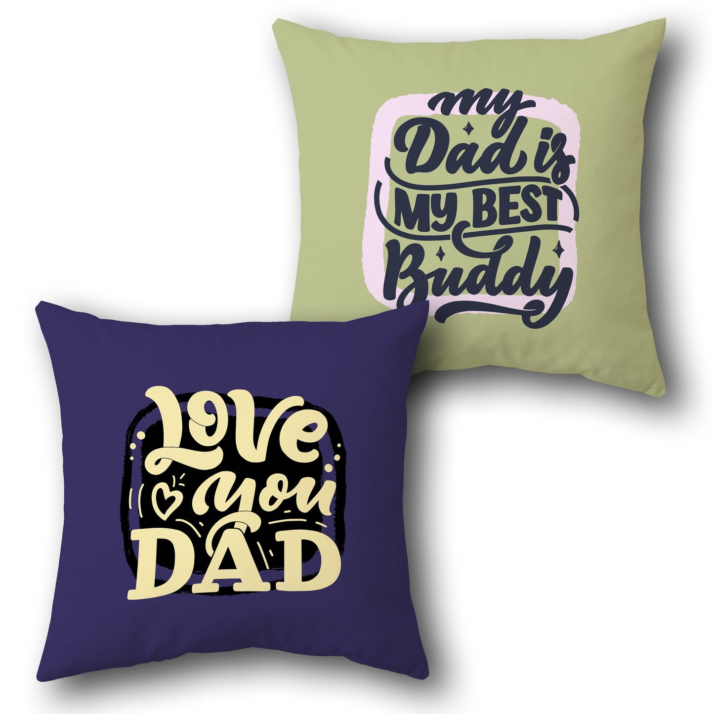 Dad's Best Buddy Cushion (Front & Back)