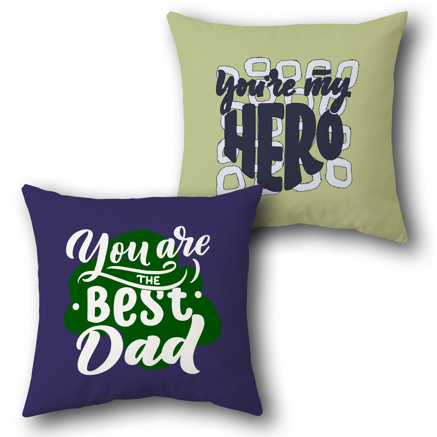 Best Dad Hero Cushion (Front & Back)