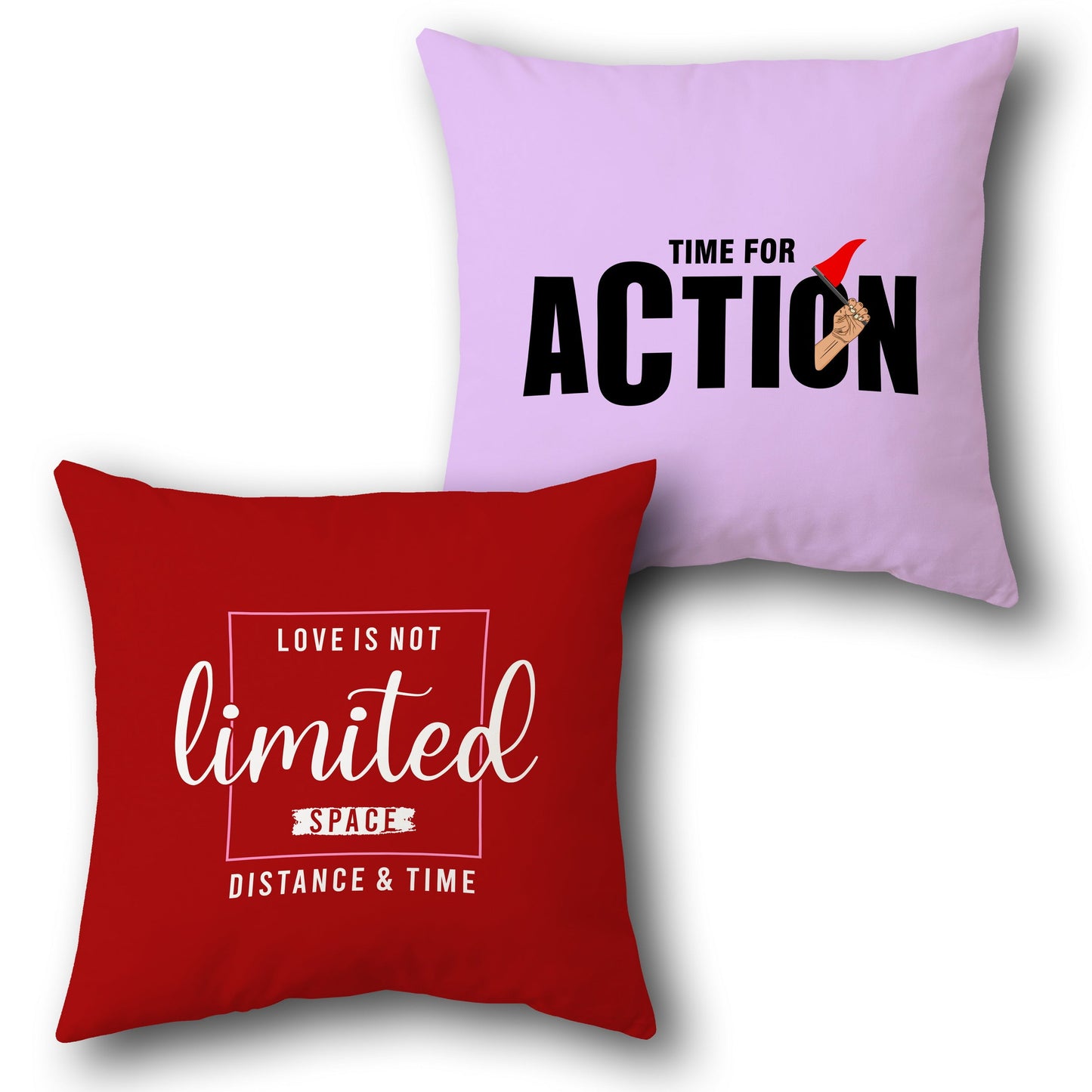 Love and Action Cushion (Front & Back)