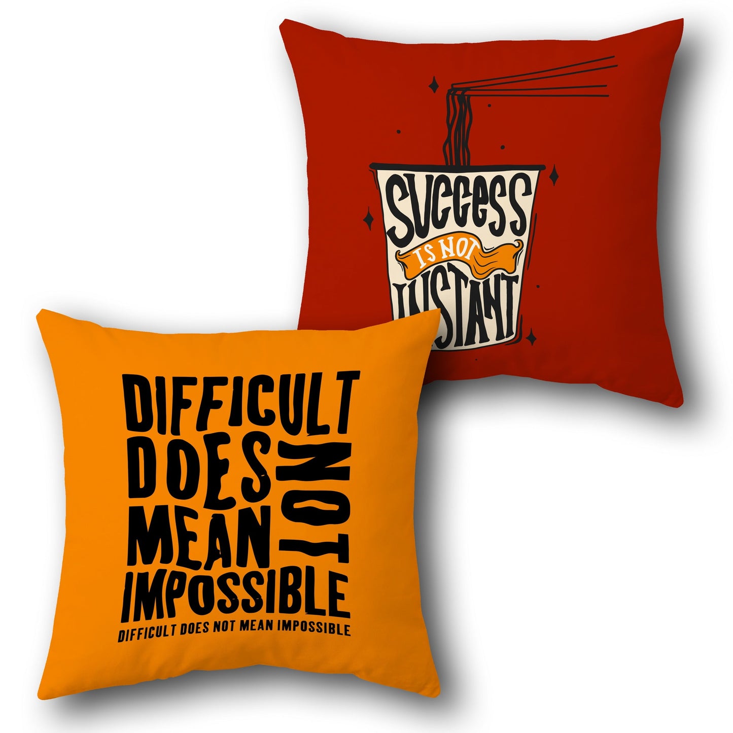 "Success Takes Time" Cushion (Front & Back)