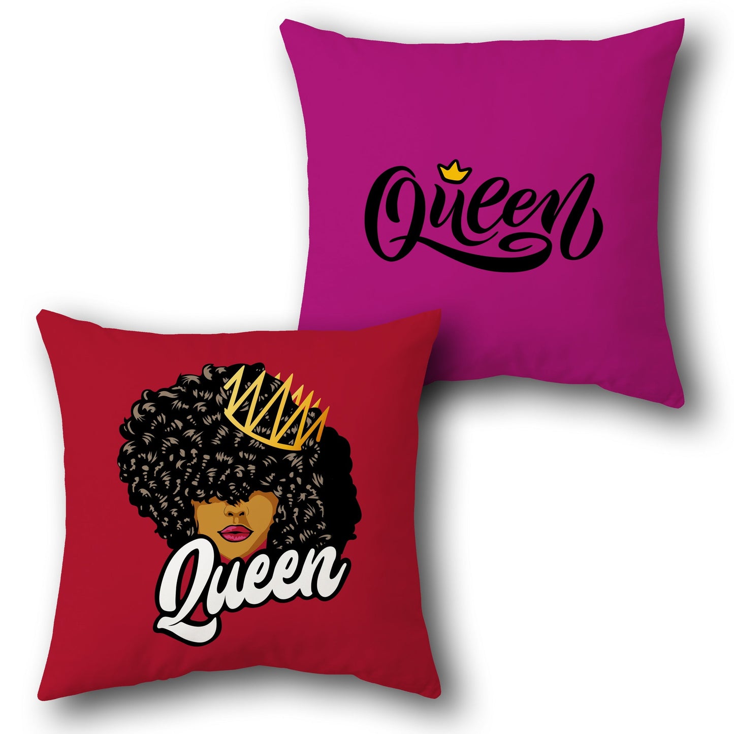 Queen Crowned Cushion (Front & Back)