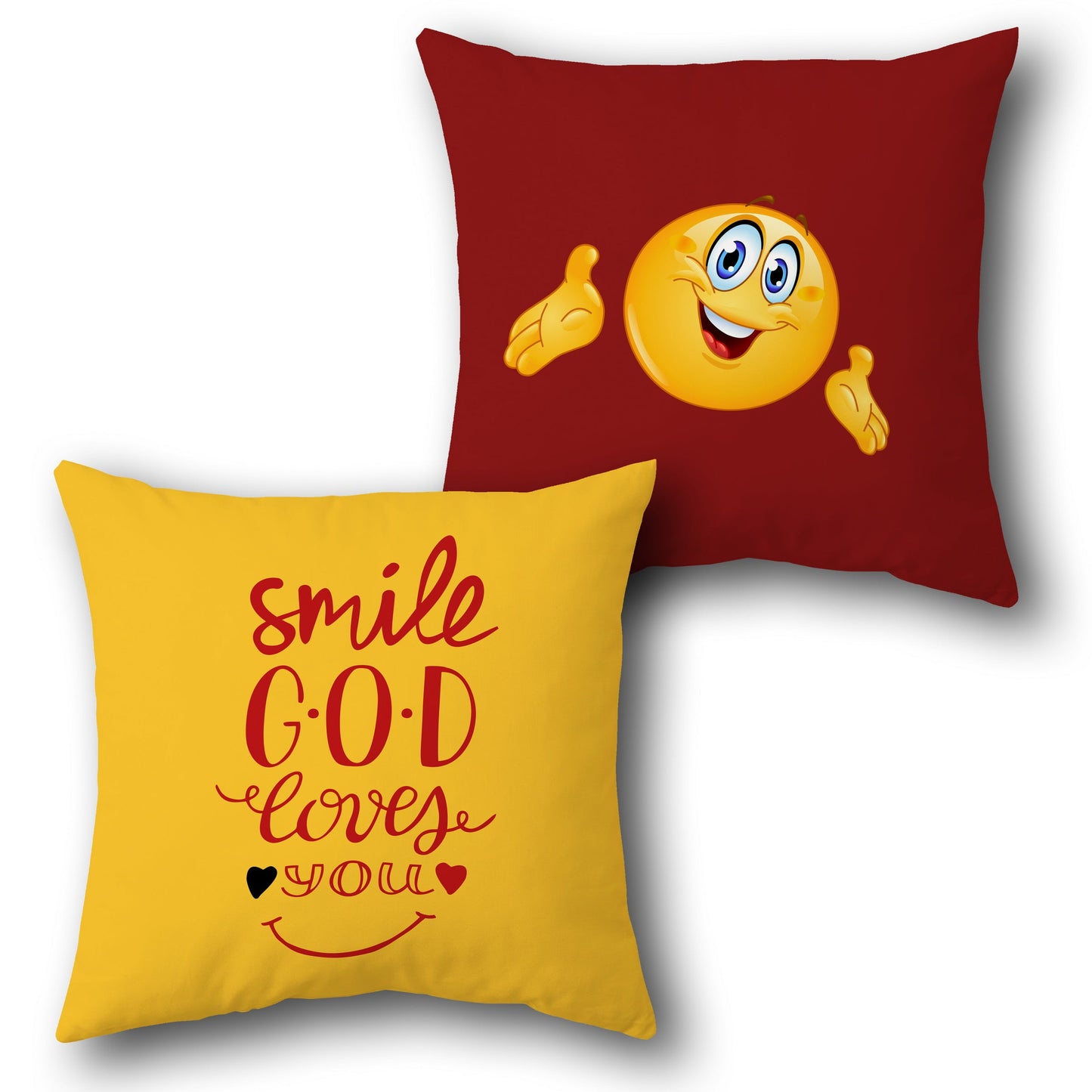 Smile God Loves You Cushion (Front & Back)