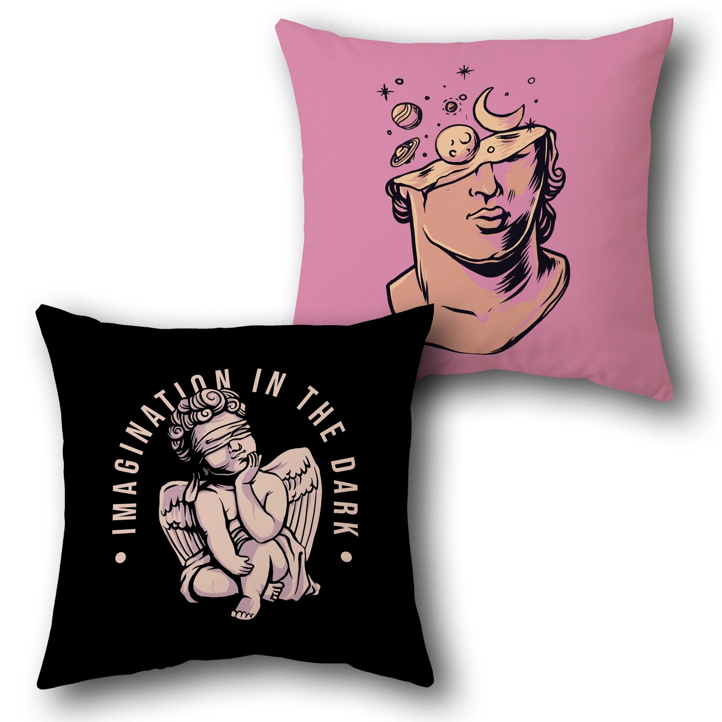 "Imagination in the Dark" Cushion (Front & Back)