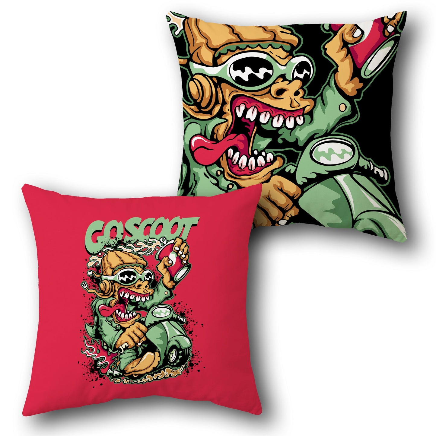 Go Scoot Monster Cushion (Front & Back)