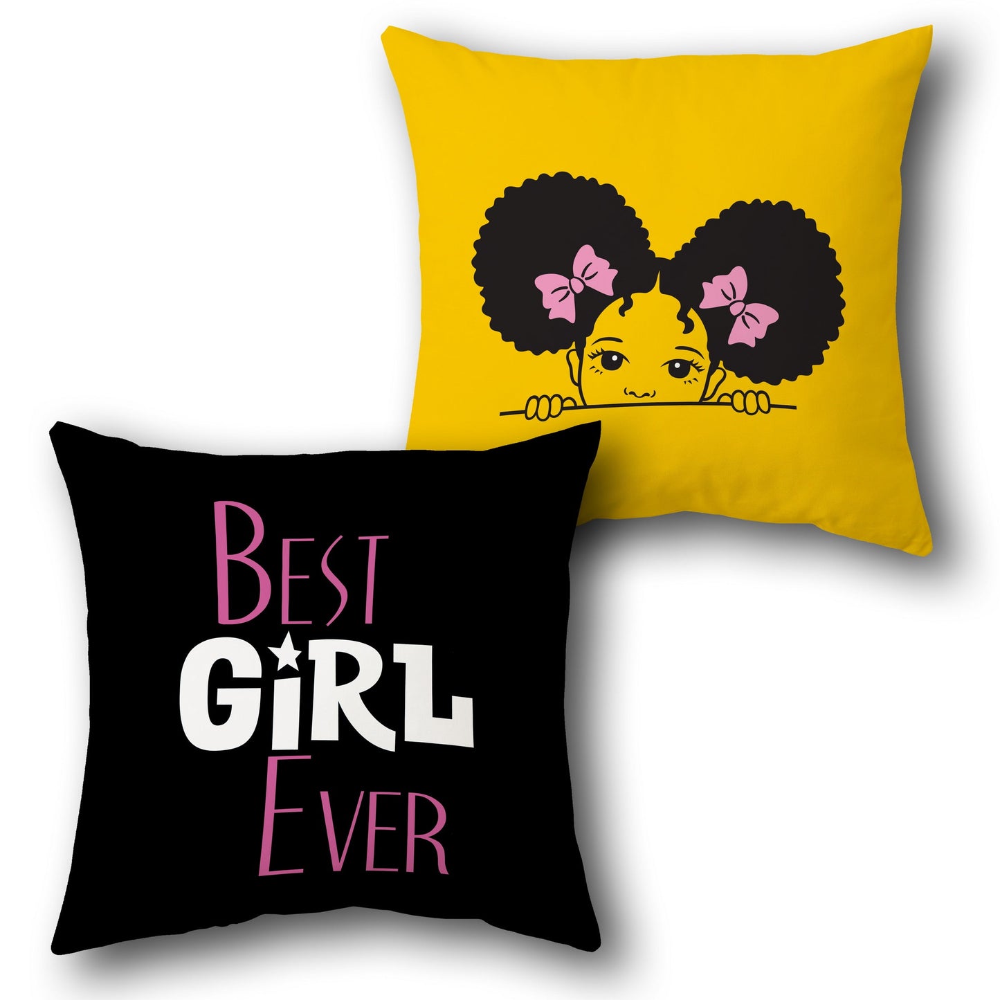 Best Girl Ever Cushion (Front & Back)