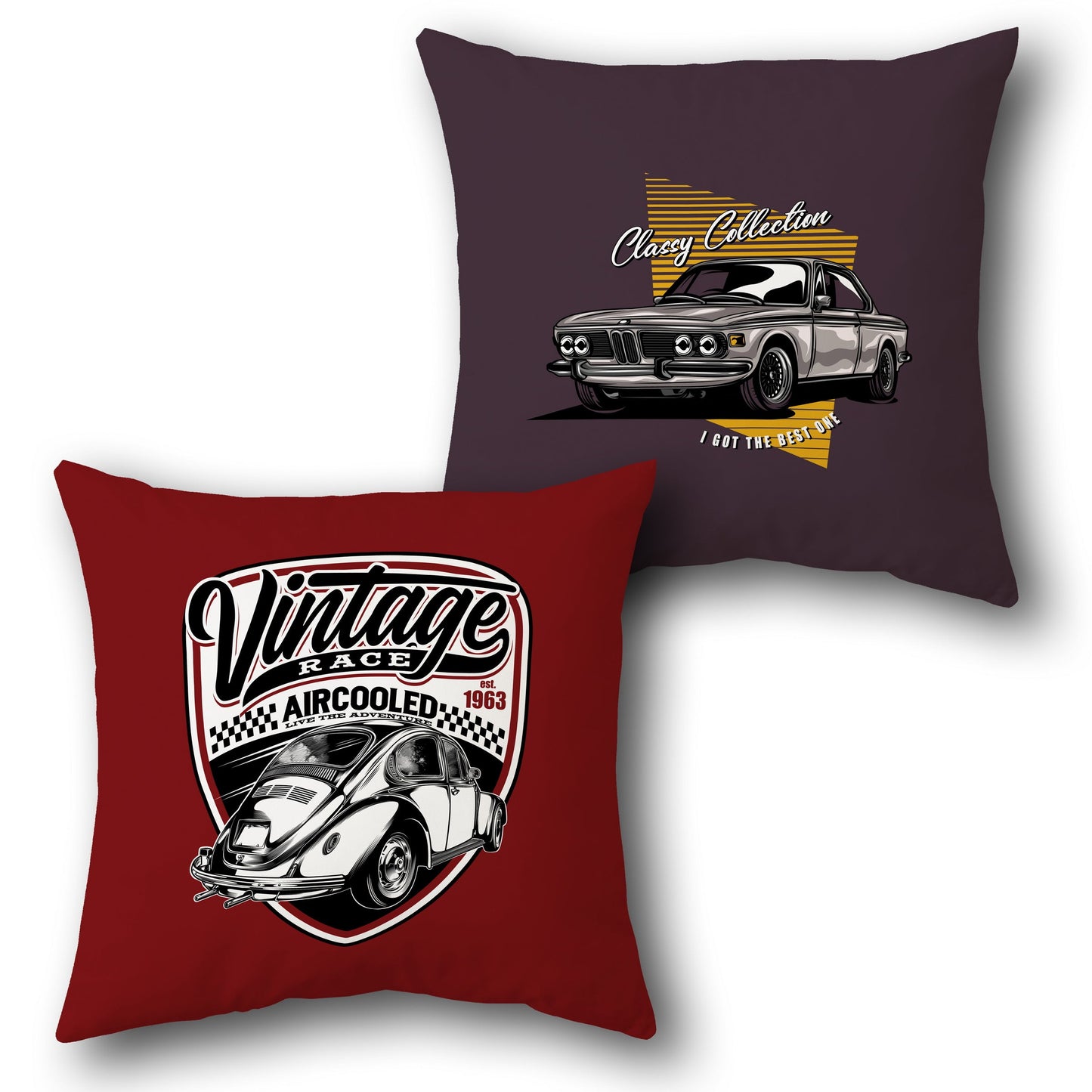 Vintage Race Classy Collection Cushion (Front & Back)