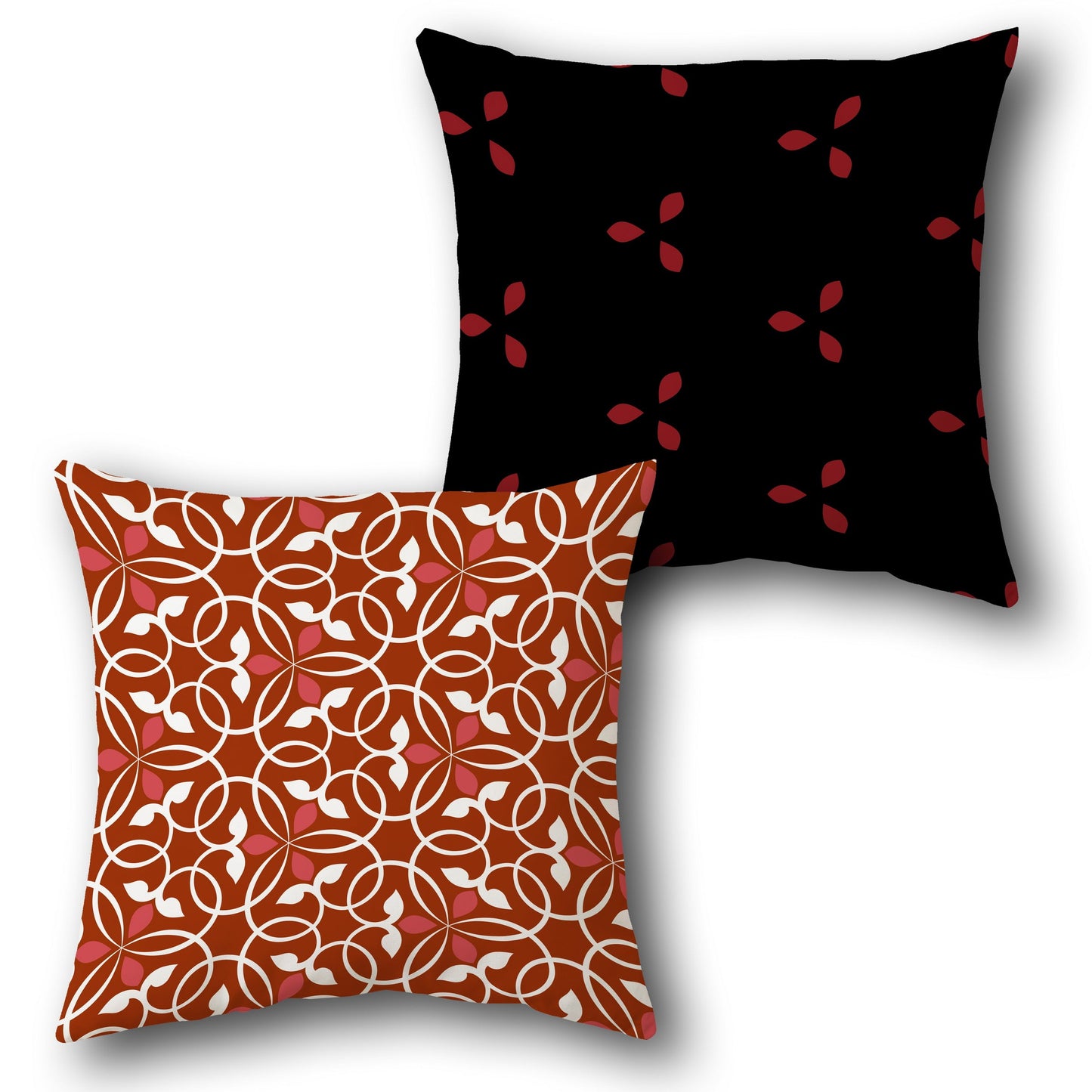 Floral Lattice Cushion Single (Front & Back)
