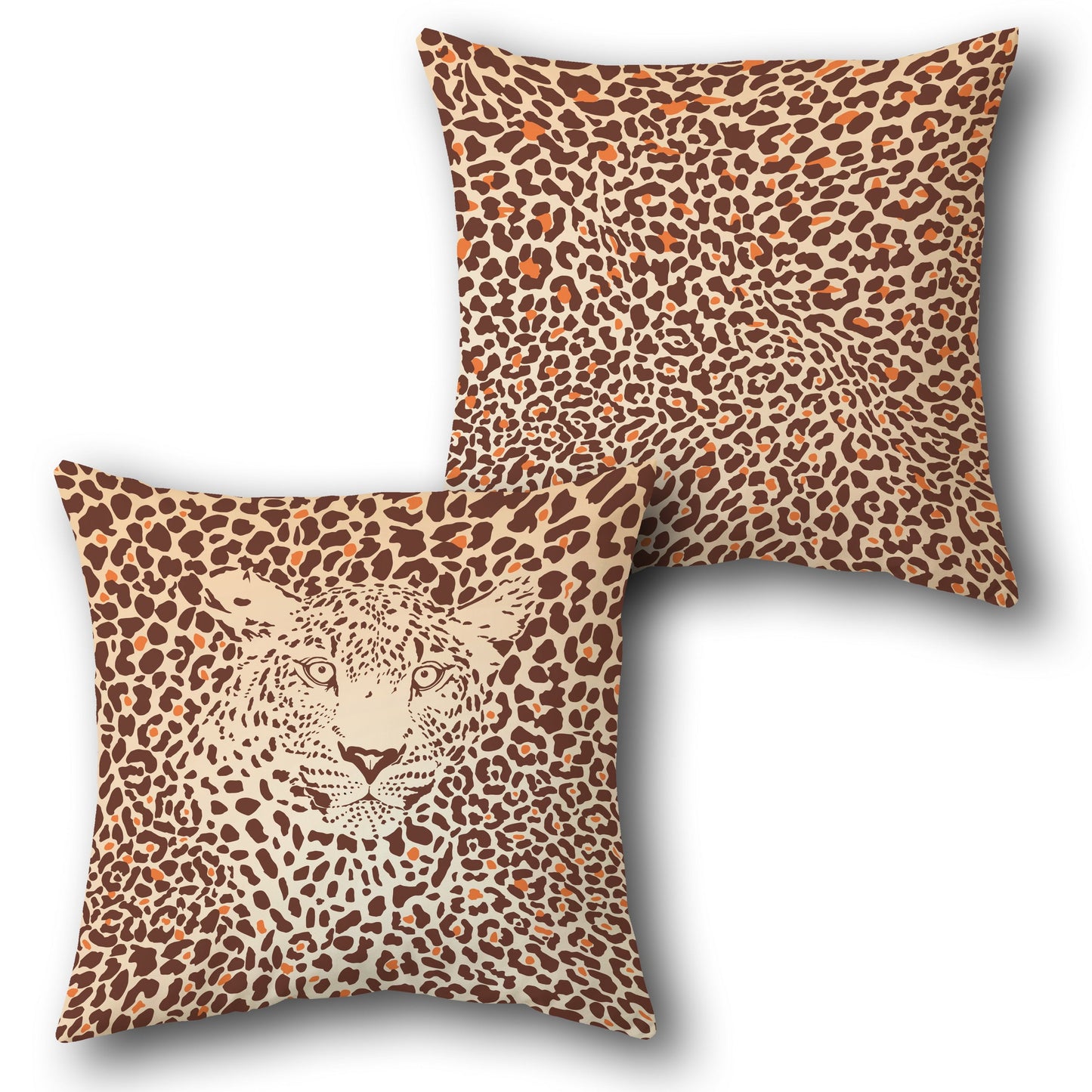 Leopard Print Cushion (Front & Back)