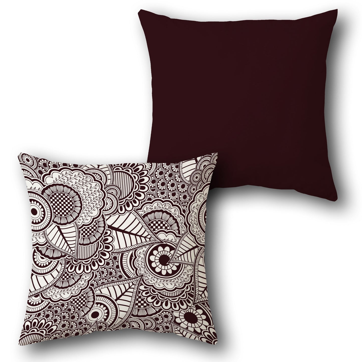 Intricate Mandala Cushion (Front & Back)