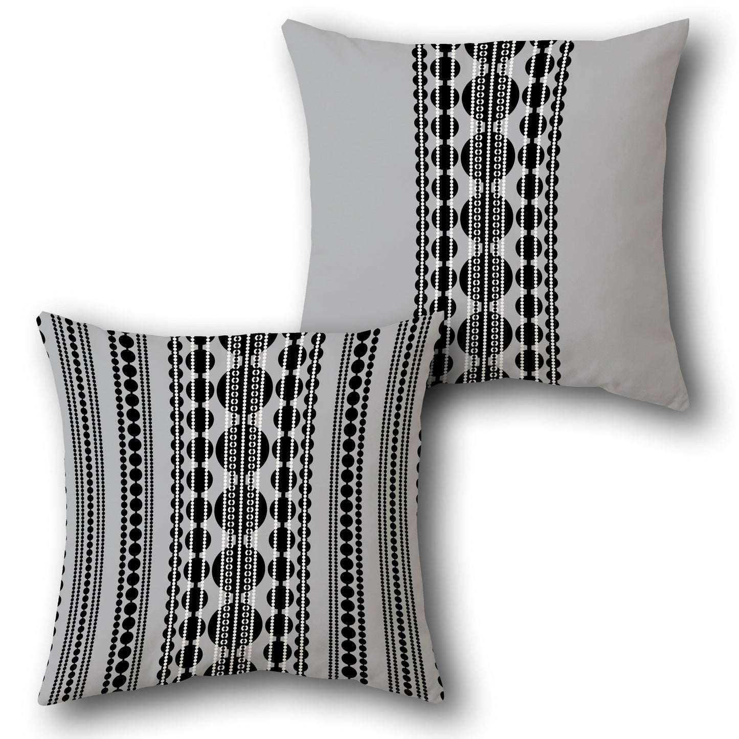 Dotted Stripe Cushion (Front & Back)