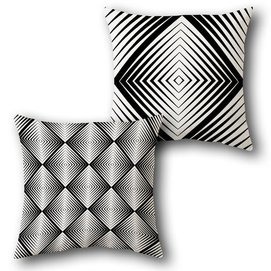 Diamond Ripple   Design Single Cushion (Front & Back)