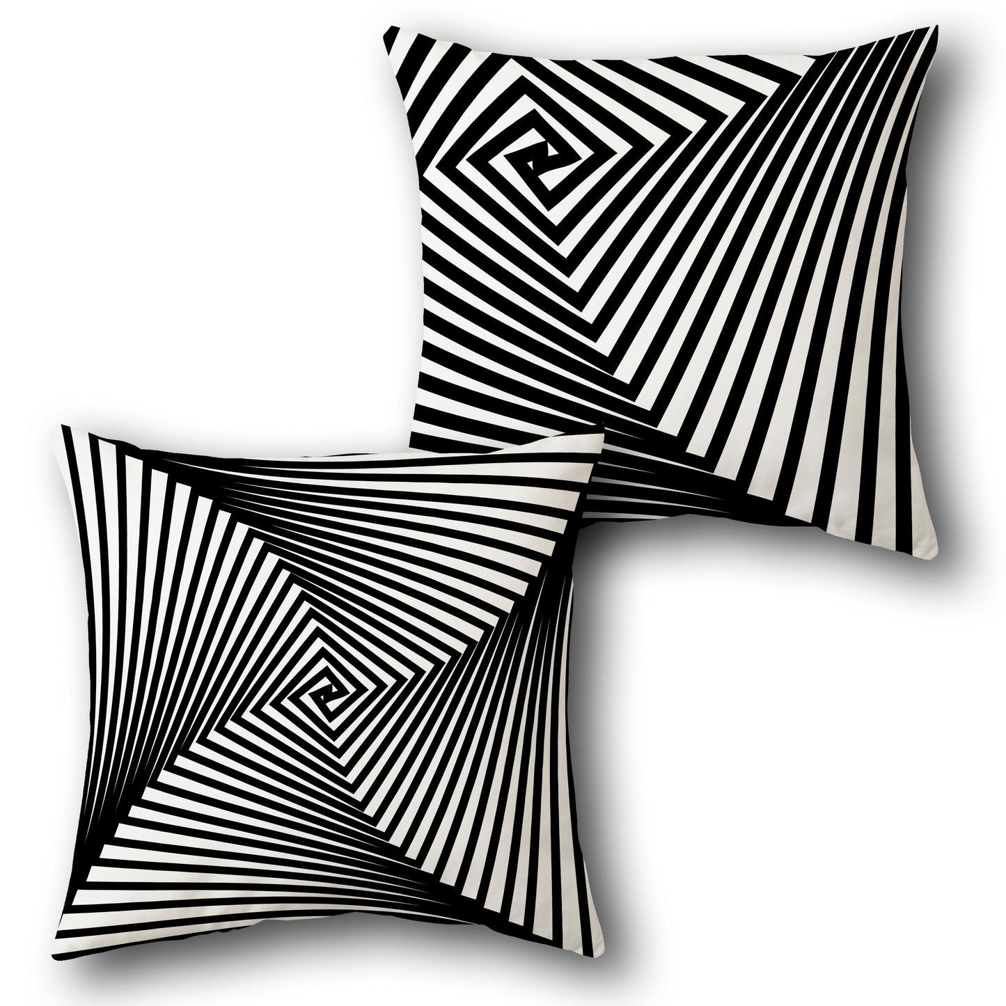 Hypnotic Spiral   Design Single Cushion (Front & Back)