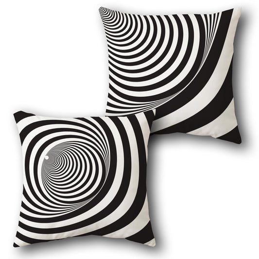Vortex Spiral   Design Single Cushion (Front & Back)