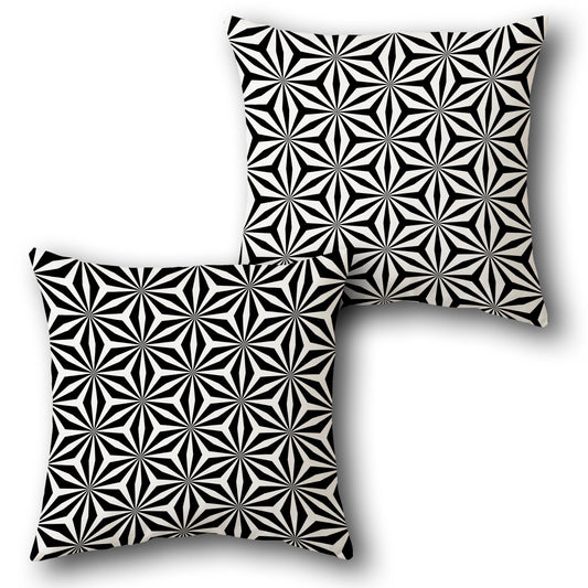 Starburst Kaleidoscope Throw   Design Single Cushion (Front & Back)