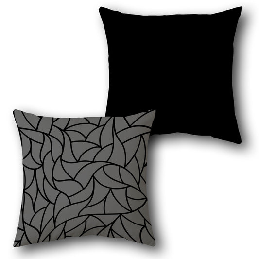 Organic Flow Throw   Design Single Cushion (Front & Back)
