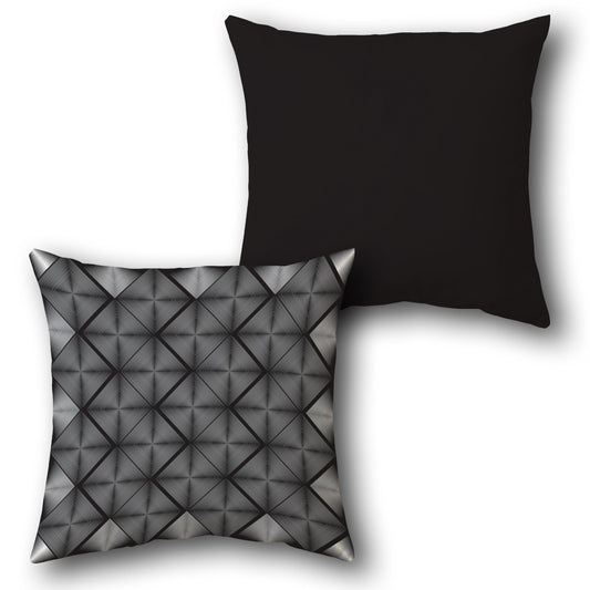 Geometric Prism   Design Single Cushion (Front & Back)