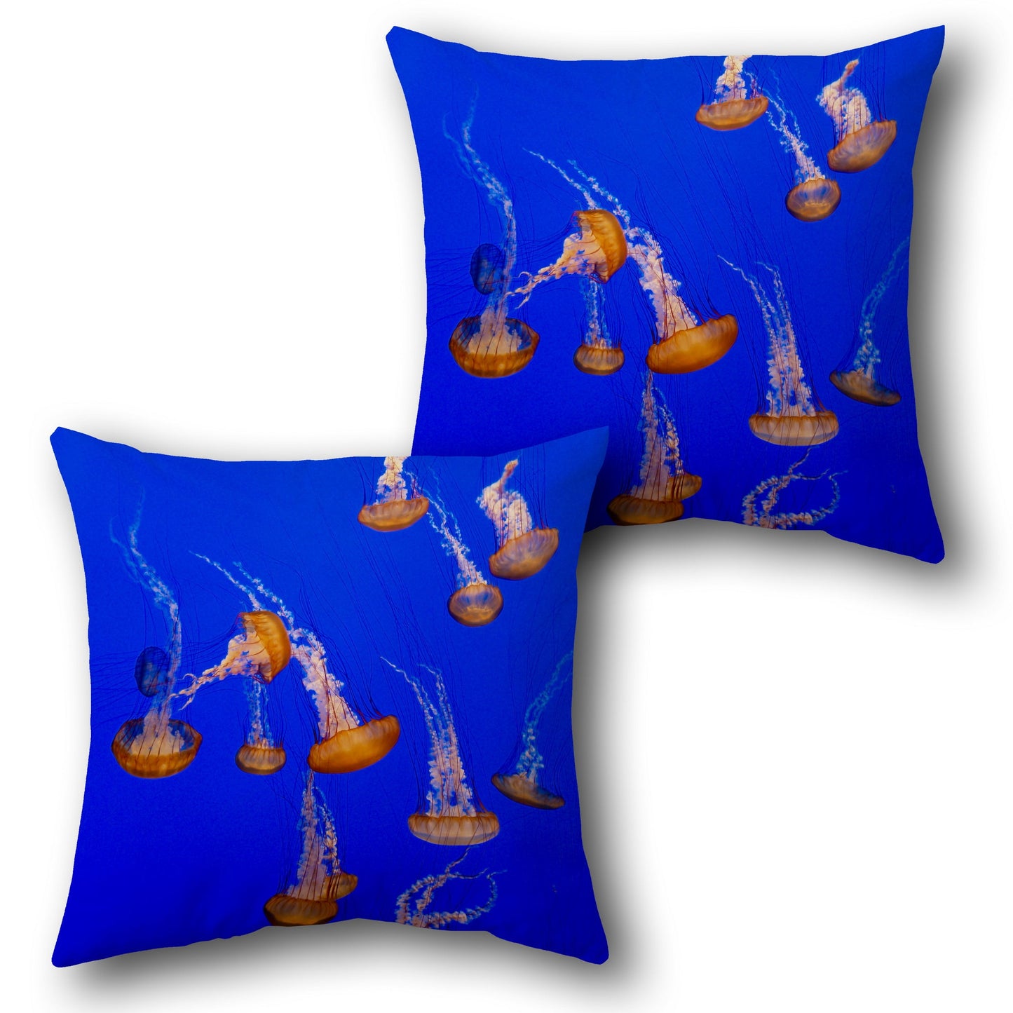 Jellyfish Glow   Design Cushion Single (Front & Back)