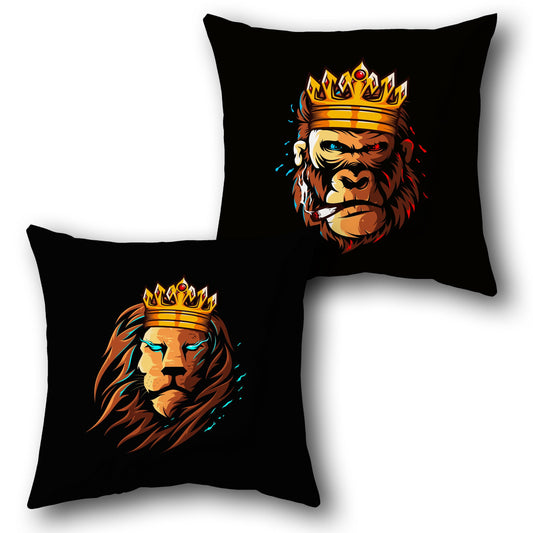 Royal Beast Duo  Cover   Design Cushion Single (Front & Back)
