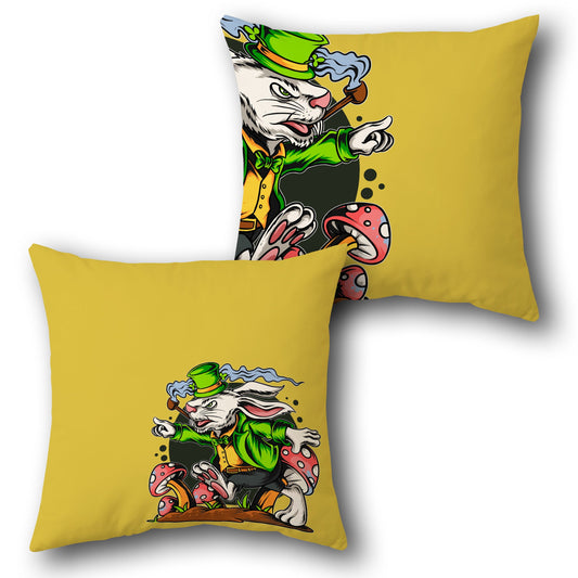 Wonderland Rabbit Rush  Cover   Design Cushion Single (Front & Back)