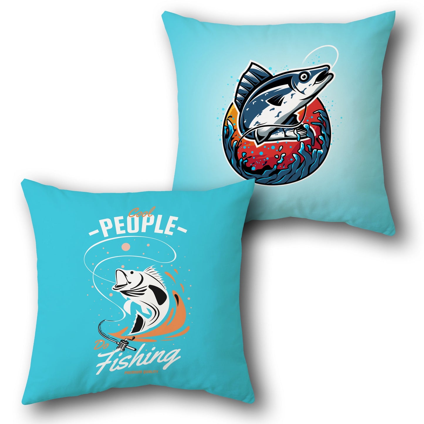 Cool Catch Fishing  Cover   Design Cushion Single (Front & Back)