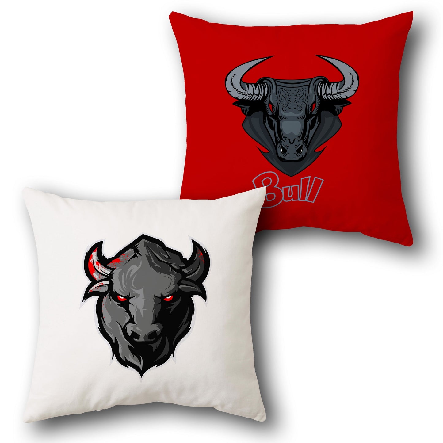 Fierce Bull Power     Design Cushion Single (Front & Back)