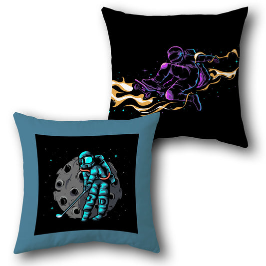 Galactic Sports Astronaut    Design Cushion Single (Front & Back)