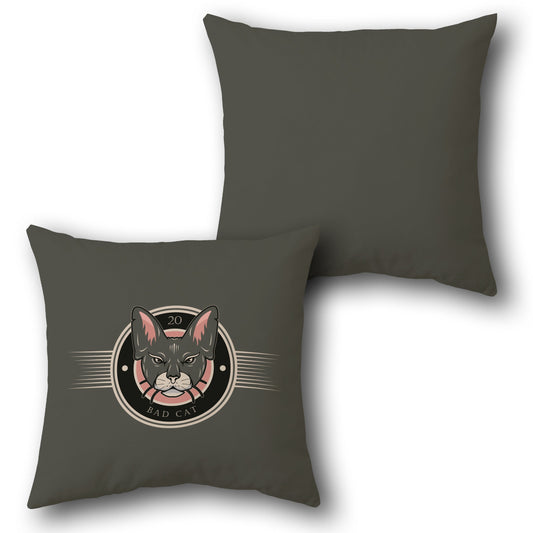 Bad Cat Sphynx     Design Cushion Single (Front & Back)