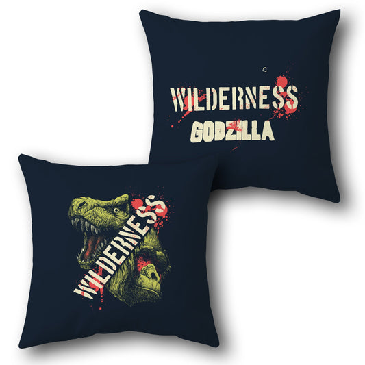 Wilderness Godzilla vs Gorilla     Design Cushion Single (Front & Back)