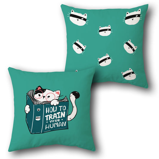 How to Train Your Human     Design Cushion Single (Front & Back)
