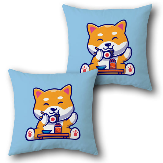  Sushi Shiba     Design Cushion Single (Front & Back)